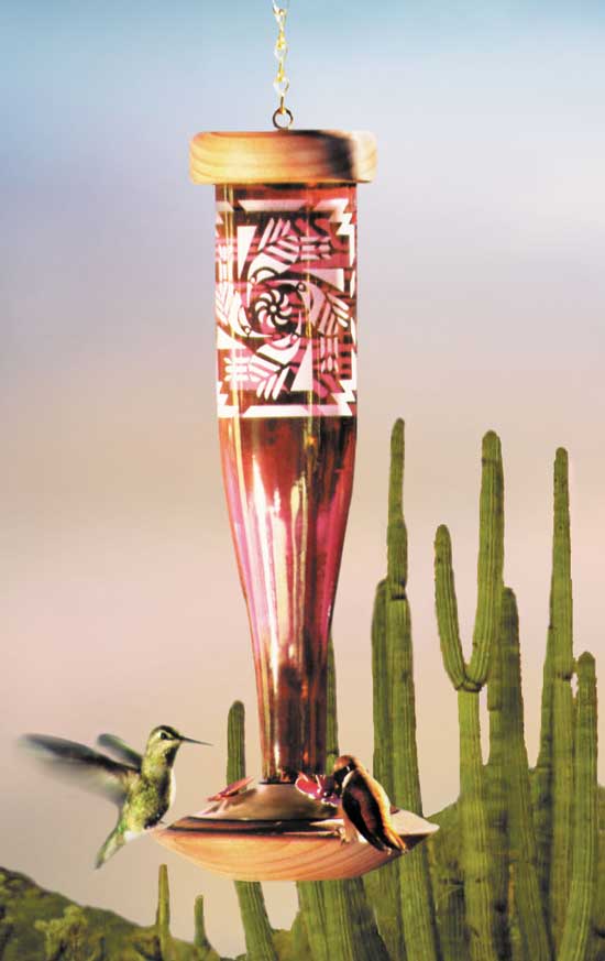 PBBSHBLRSW Southwest Ruby Hummingbird Feeder