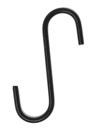 4 Black Metal Inch S Hook