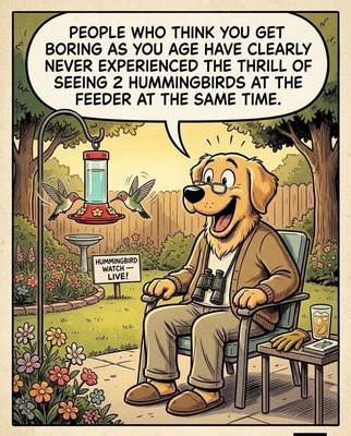 Hummingbird Story Humor Cartoon Hummingbird Story Humor Cartoon