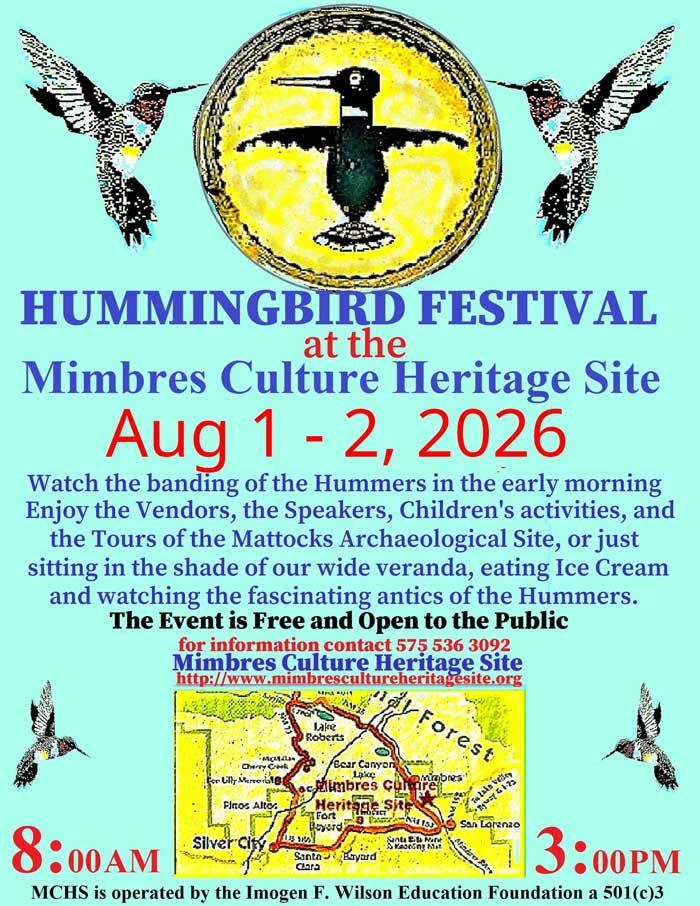 Mimbres Hummingbird Festival Poster