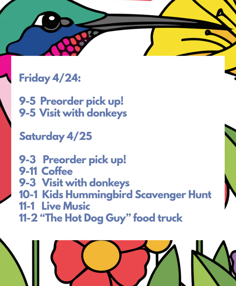 Scheiderer Farm Hummingbird Festival