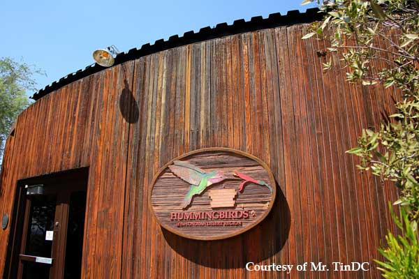 The Arizona Sonora Museum Hummingbird Aviary Entrance