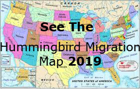 2017 Hummingbird Migration Chart