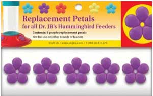 Dr.JB's Feeder Replacement Purple Port Flowers
