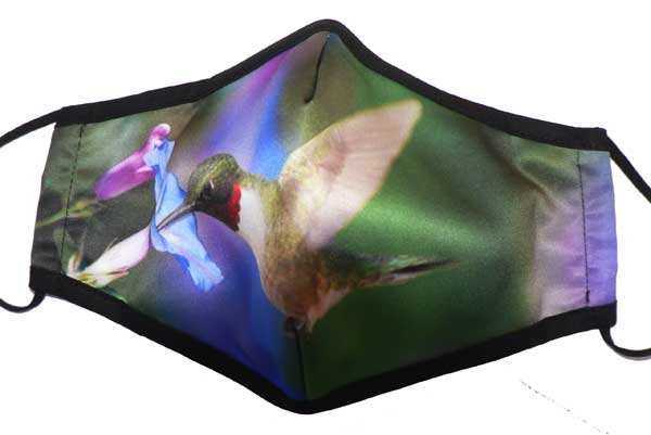 Ruby-throated Hummingbird Face Mask 1